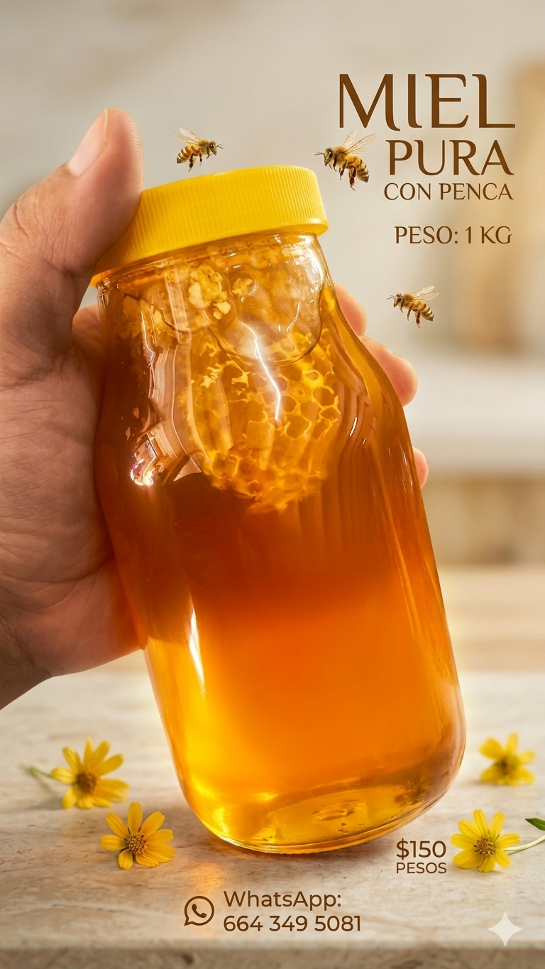 Miel de Abeja con Penca 1kg