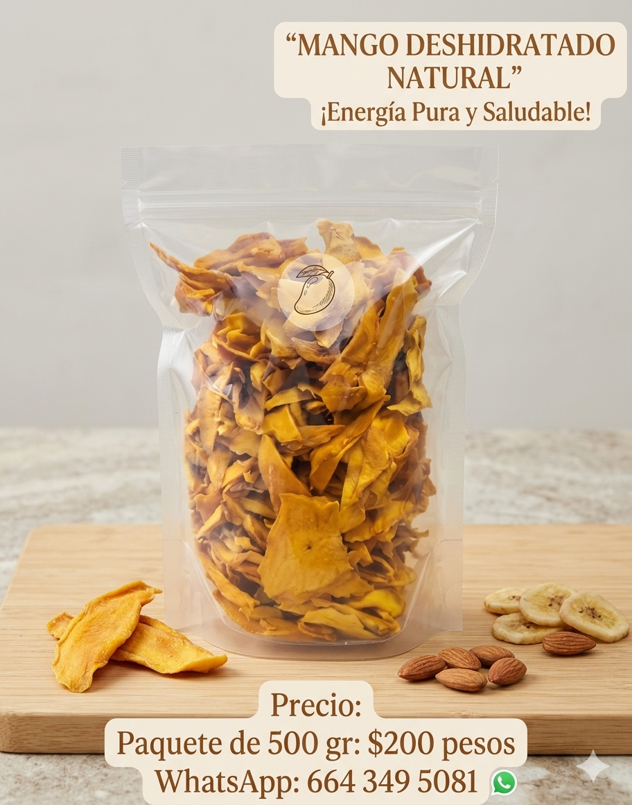 Mango Deshidratado Natural 500g
